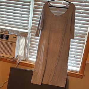 Gray Maxi Dress